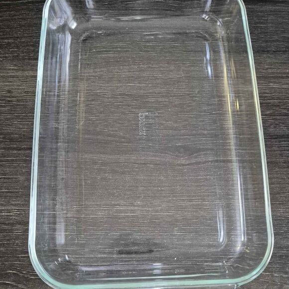 Vintage Pyrex 233-R Clear 3QT-3L Casserole Baking Dish - 13"x9"x2" - Picture 3 of 3